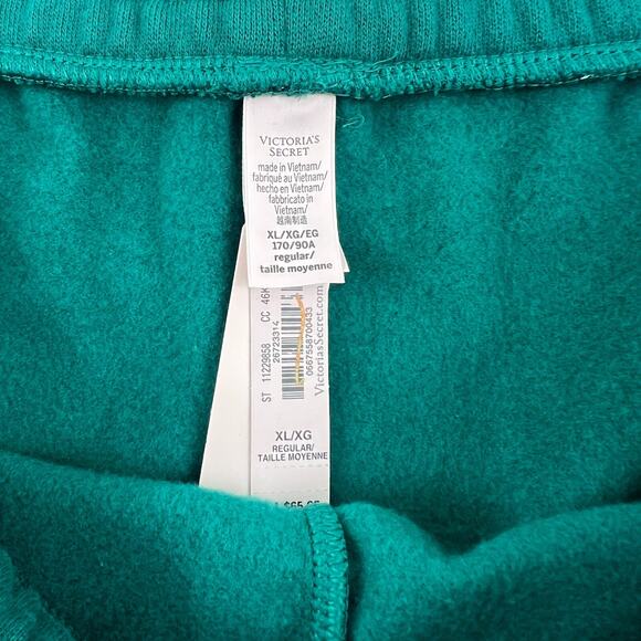 Victoria's Secret Drawstring Lounge Pockets Green Sweatpants Size XL - Picture 6 of 11